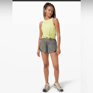 lululemon hotty hot short II 4” heather lux multi black size 10 thumbnail 11
