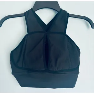Buffbunny Sphynx Sports Bra Ribbed Black Medium thumbnail 5