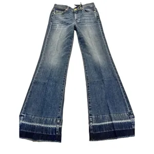 7 For All Mankind Dojo Agadir Tailorless Flare Jeans Size 27 NWT thumbnail 5