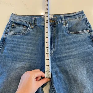Zara The Slim Cropped‎ Jeans Size 10 thumbnail 9