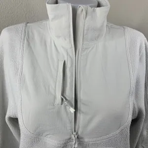 Lululemon Fleece Pullover Ripstop Hiking Pullover 1/2 Zip Bone Sz 6 Mock Neck thumbnail 4