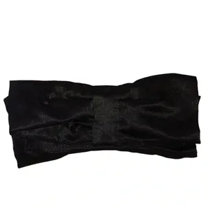 New Black satin formal coquette Bow purse evening bag. clutch classic black tie thumbnail 3