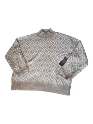 Vince Camuto Oxford Tan Diamond Turtleneck Sweater thumbnail 10