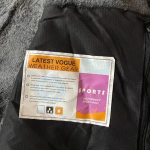 MAOYSSEN Men’s XL Black Waterproof Ski Snowboard Jacket Fleece Lined Hood NWT thumbnail 7