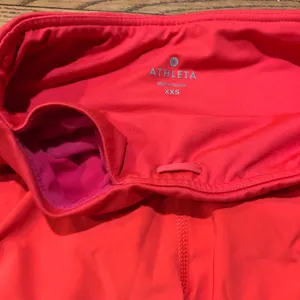 Athleta Acceleration Running Shorts Orange thumbnail 4