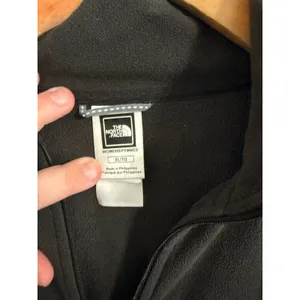 The North Face Fleece Pullover Womens XL Black TKA 100 Quarter Zip Jacket thumbnail 3