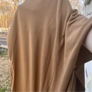 Turtleneck midi sweater dress Tan Size L thumbnail 3