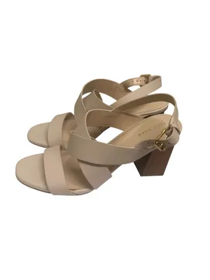 Cole Haan Women’s Cynthia Block Heel Sandal Beige Size 9B thumbnail 3