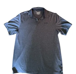 Under Armour Navy Playoff Polo Shirt Men's LG Loose Fit thumbnail 1