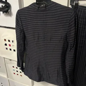 Ann Taylor Navy Striped Linen Suit thumbnail 3