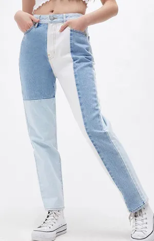 PacSun Patchwork Mom Jean thumbnail 1