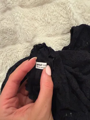 Aerie Bodysuit Lace Black thumbnail 3