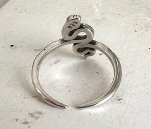 Sterling Silver Snake  Toe Ring thumbnail 3