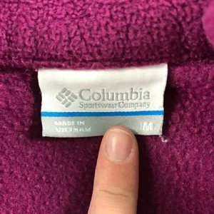 Columbia Women’s Full Zip Fleece Jacket Medium thumbnail 7