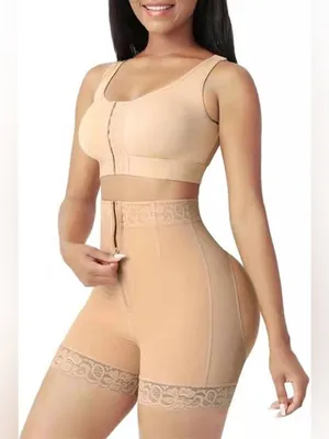 Mia’s Colombian Fajas Nude Shapewear Tummy Control Waist Trainer Butt Lifter L thumbnail 2