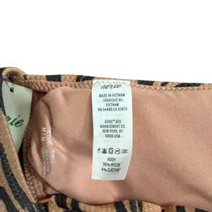 Aerie Womens Tiger Pique Triangle Bikini Swim Top thumbnail 7