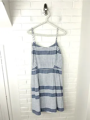Old Navy Striped Cotton Summer Dress Size L thumbnail 2