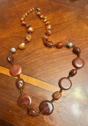 Necklace chunky long Very cute necklace fashion jewlery thumbnail 1