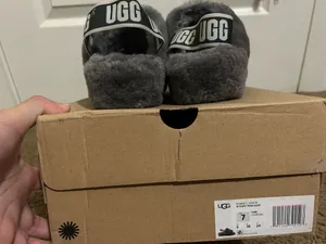 UGG Slippers Charcoal 7 thumbnail 4