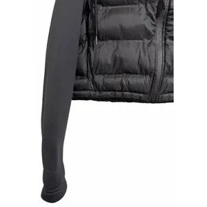 ZARA‎ Cropped Puffer Hooded Lightweight Jacket Black Women's Size Medium thumbnail 7