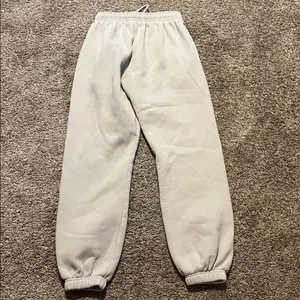 Princess Polly Women’s Track‎ Pants Bubble Text Grey & Cloud White Size 4 thumbnail 8