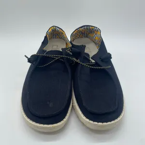 Hey Dude Black Bananas Canvas Wendy Slip-On Shoes Casual Minimalist Women size 8 thumbnail 2
