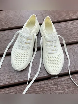 Lightweight CROCS Women's Lace-Up Sneakers thumbnail 3