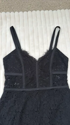 Express Black Corset style Cocktail Dress size 2 thumbnail 3