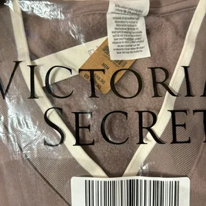 PINK Victoria's Secret Premium Fleece V-Neck Sweater thumbnail 4