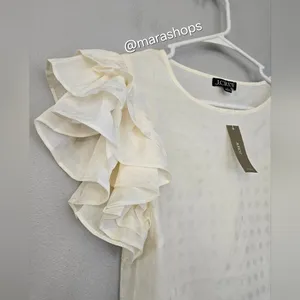 J. CREW Ruffle-sleeve top thumbnail 3
