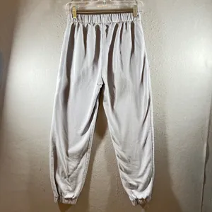 1017‎ | Brandy Melville Rosa Newport Beach Graphic Jogger Sweatpants Gray OS thumbnail 2