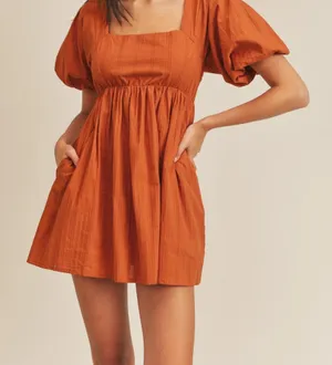 Orange dress thumbnail 1