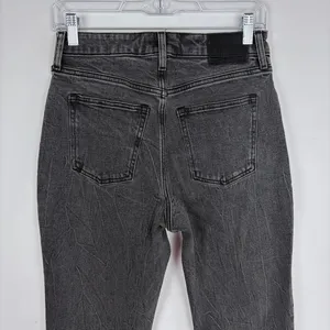 Abercrombie &‎ Fitch The Mom High Rise Jean Curve Love Black Denim Size 26/2 thumbnail 7