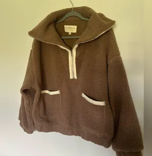 Promesa Brown Teddy Jacket Plush Cozy Outerwear thumbnail 5