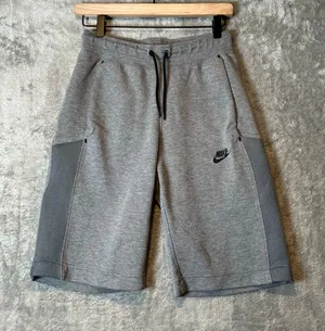 Nike Tech Women’s Size XS Fleece Mesh Shorts Gray Athletic‎ Summer Athleisure thumbnail 1