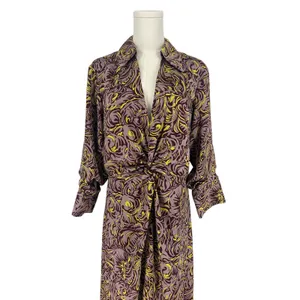 Cinq à Sept Dayna Desert Rose Floral Chiffon Midi Dress Size‎ 10 thumbnail 6
