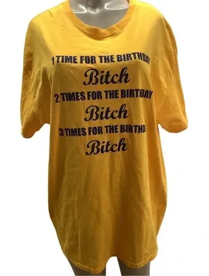Gildan Size Extra Large Shimmer Graphic Letters Tee. New without Tags thumbnail 1