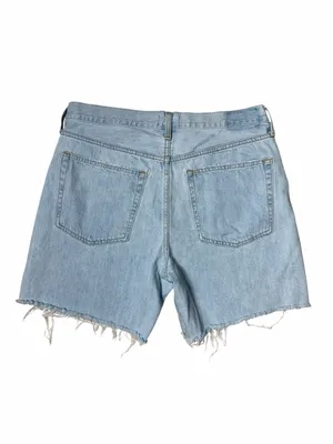 Etica Revolve Light Wash Distressed Denim Shorts Womens 30 thumbnail 9