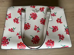 kate spade floral satchel pink thumbnail 1