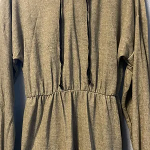 The Nines Boutique S Small 4-6 Long Sleeve Drop Sleeve Hooded Drawstring Gray Dr thumbnail 5