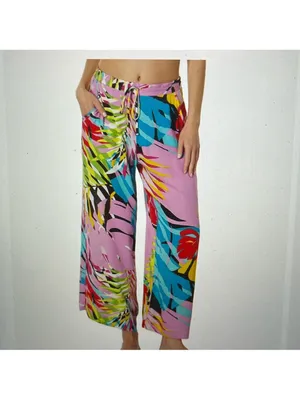 Natori Bora Bora Caftan PJs 2 PC Set Size Small Crinkle Fabric thumbnail 8