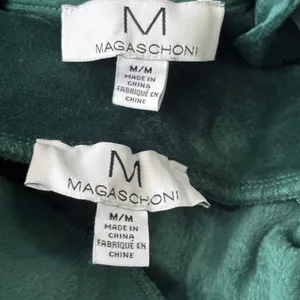 Magaschoni Velour Tracksuit‎ Size M Green Athleisure Comfort Travel Coord Set thumbnail 4