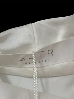 ASTR the Label Jelyn Satin Midi Dress | Ivory | L | NWT thumbnail 7