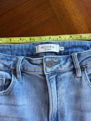 Hidden Happi Cropped Flare Stretch Jean boho festival denim distressed 29 thumbnail 5