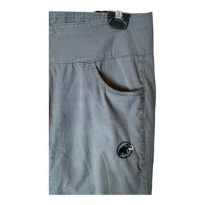 Mammut Pants Women 10 Gray Cotton Straight Leg Adjustable Hem‎ Outdoor Gorpcore thumbnail 7