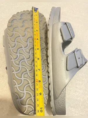 Birkenstock women’s Light Gray EVA Arizona Sandals NWOT thumbnail 5