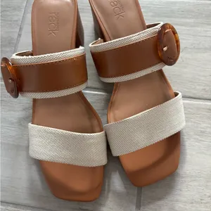 Nordstrom Rack Blake Heeled Slide Sandal size‎ 8 thumbnail 5