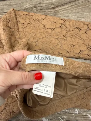 Max Mara tan lace pants size 40 - 8 us thumbnail 7