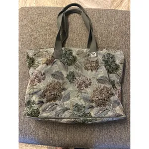 Diane Von Furstenberg Vintage Floral Tapestry Tote Bag‎ Purse EUC Designer thumbnail 5