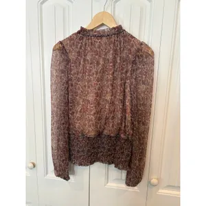 Joie Pink Floral‎ Blouse Size Medium thumbnail 2